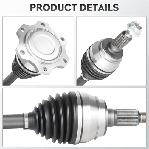 ILONPA NEW Left & Right Front CV Axle Shaft Assembly 2PCs CV Joint