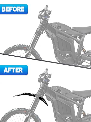 Front Fender for Talaria Sting MX3 R MX4 MX5 Pro-Black - color: Black-3