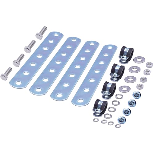 253 Transmission Oil Cooler Mounting Bracket Kit,Universal 253 Metal Mounting Bracket Kit for Oil Cooler,Electric Fan