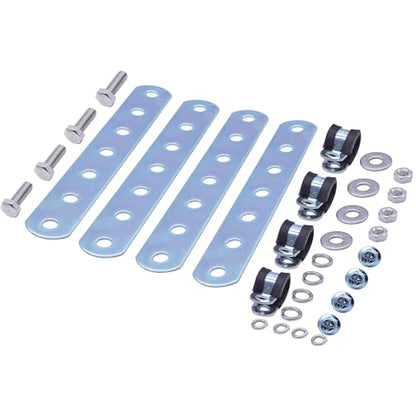 253 Transmission Oil Cooler Mounting Bracket Kit,Universal 253 Metal Mounting Bracket Kit for Oil Cooler,Electric Fan