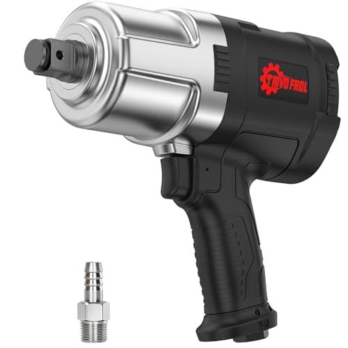 Trivd Frol Air Impact Wrench - 3/4 Inch Air Impact Gun, Up to 2100 Ft.lbs, 6000RPM High Torque Impact Driver, Twin Hammer Pneumatic Impact Wrench for Auto Repair, Tire Shop