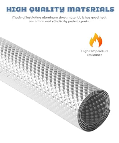 Car Heat Shield,Automotive Replacement Exhaust Heat Shields,Car Accessories Aluminum High Temperature Thermal Barrier Exhaust Electrical,Fit for Mufflers,Fuel Tanks (40 * 60cm) - size: 40*60cm