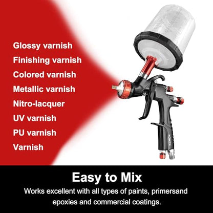 Paint Spray Gun Cups Disposable Paint Cup Liners Kit 6.76oz 50 Packs - size: 50pcs 200ml 6.76oz Cups