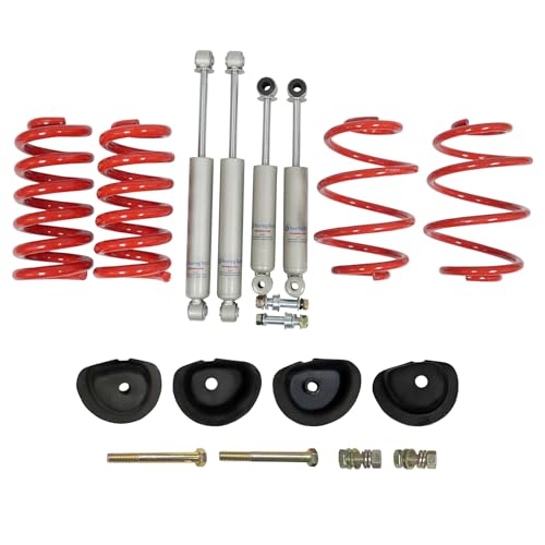 3"F/5"R Lowering Springs,Shocks,Retainers For 60-72 Chevy C10