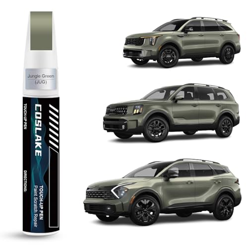 Car Touch Up Paint(Jungle Green(JUG)) for Kia - color: Jungle Green(JUG) for 2023-2025 Sportage/2023-2026 Sportage Plug-in Hybrid/2023-2025 Telluride/2025-2026 Sorento