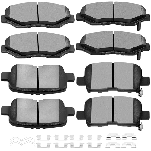 Ceramic Brake Pads Kits,SCITOO 8pcs Brakes Pads Set For Honda Pilot 2003-08 - size: Front D914 & Rear D865