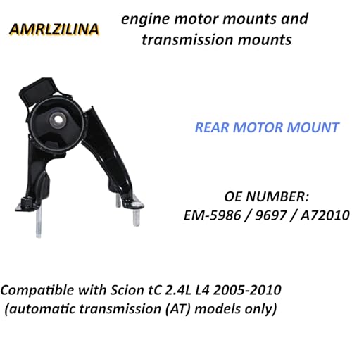 Engine Motor Transmission Mount Kit for Scion tC 2005-2010 - size: 2005‑2010 Scion tC models 2.4L