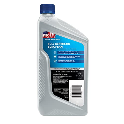 Valvoline European Vehicle Full Synthetic SAE 5W-40 Motor Oil 1 QT (Pack of 2) - size: 1 QT (Pack of 2), style: European Vehicle