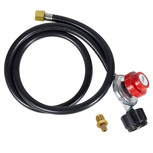 BESTFIRE 0-20PSI Adjustable High Pressure Propane Regulator