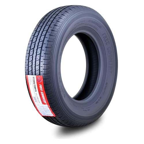Free Country HD Trailer Tire ST205/75R15 10PR LR E 111N w/Scuff Guard - size: Single