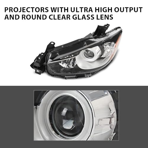 G-PLUS Headlight Assembly Compatible with Mazda CX-5 2013-2016,Left - size: Fit Mazda CX-5 2013-2016 Left(Clear)