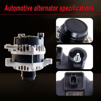 Alternator compatible with 2015 Fit, 2016 Fit, L4 1.5L - size: 2015-2016 Fit