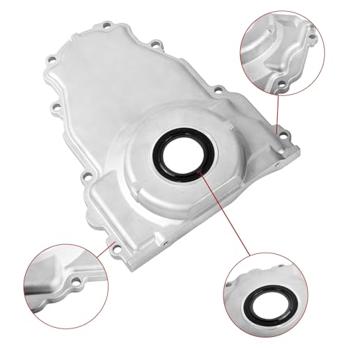 LS Front Timing Cover w/Crank Gasket & Bolts Set 12561243 12633904 - size: Gen 3 LS1 LS6 4.8L 5.3L 5.7L 6.0L
