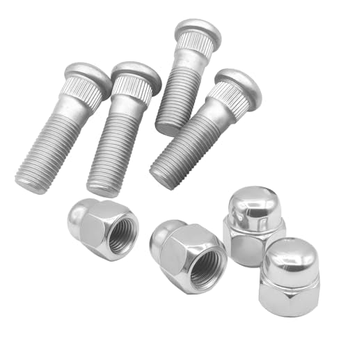 8PCS M12x1.25 Car Wheel Hub Bolt Stud Nut Set, OEM# 28171AJ000