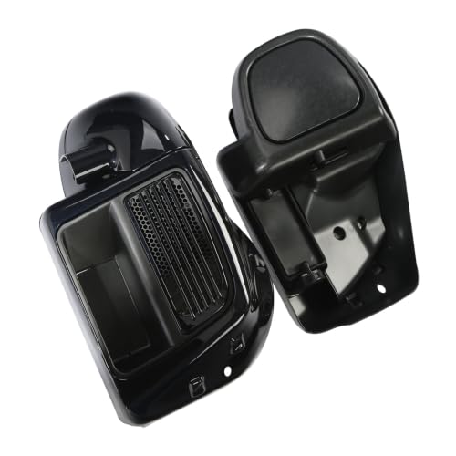 HR3 Midnight Blue Water-Cooled Vented Fairing Lowers Kit Compatible with 2019 Street Glide FLHX 2020 Road Glide Limited FLTRK (Replace for OEM) - color: Midnight Blue