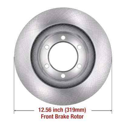 HUSCH Brake Kit Ceramic Brake Pads and Brake Rotors Fit for Toyota 4Runner - size: 31327+D976