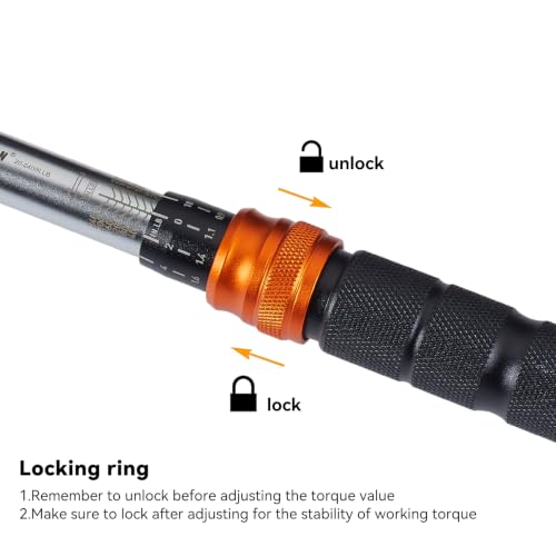 1/4 Inch Drive Click Torque Wrench, 20-240 in-lb - size: 1/4" Drive