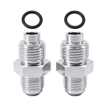 HiSport 6AN to 16mm & 6AN to 18mm Power Steering Fittings with O Rings