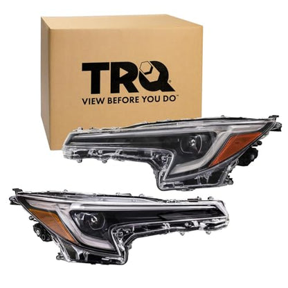 TRQ 2 Piece Headlight Assembly Set Driver & Passenger Side - style: HLA77056