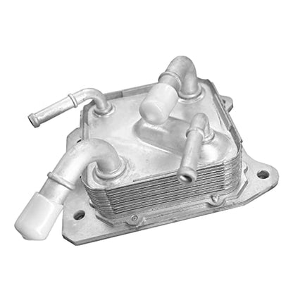 Engine CVT Transmission Oil Cooler 21606-28X0B with O-Rings Compatible with 2013-2019 Nissan Altima Maxima Murano Pathfinder Quest Rogue 2.5L & 3.5L 4/6 Cylinder Engine