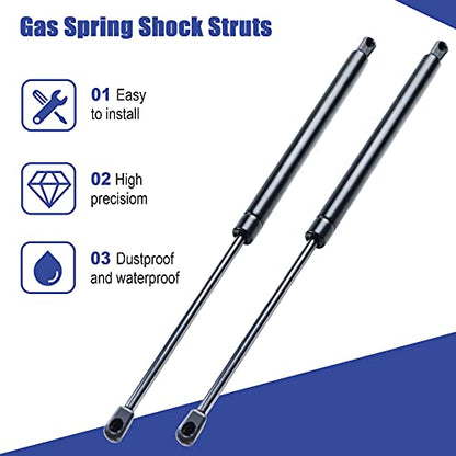 16" 38Lbs/169N Gas Spring Shocks Struts Lift Support for Hydraulics Piston Lid Stay for Camper Shell Leer ARE ATC Truck Topper Rear Window Truck Cap Canopy Door - size: 16" 38Lbs/169N
