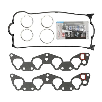 KAX Engine Cylinder Head Gasket Set Compatible with Honda Civic 1992-1995 1.6L, Civic del Sol 1993-1995, Head Gasket Kit, OE# HS9915PT, HS5923W - size: HS 9915 PT