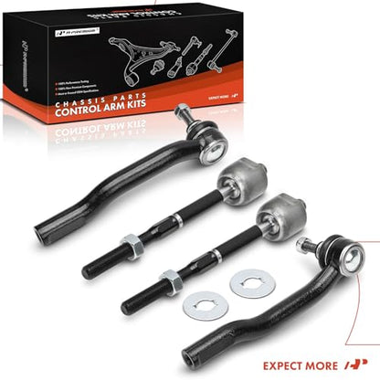 A-Premium Front Inner Outer Tie Rod End Kit