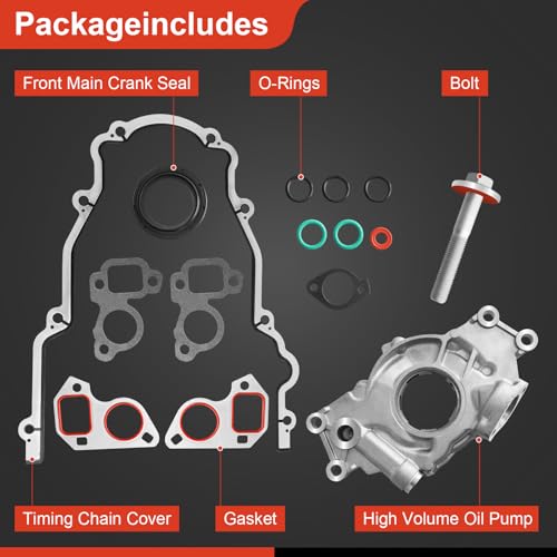 High Volume LS Oil Pump Kit for 1999-2020 4.8L 5.3L 5.7 6.0L/ Engine - size: YB-001