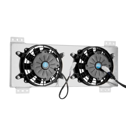 Aluminum Shroud W/ 120W Fan For Tru-Cool 40,000 40k GVW Transmission Oil Cooler Automotive Replacement Shroud Fan