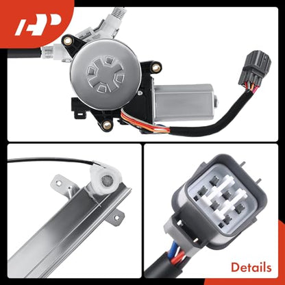 A-Premium Front Driver Side Power Window Regulator with Motor (6-Pin) - style: Front Driver Side