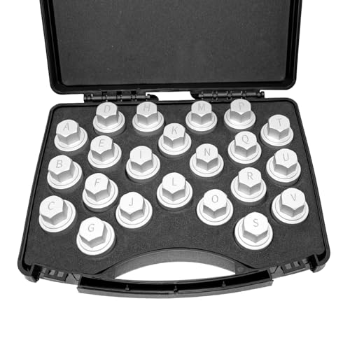 22PCS Wheel Locking Nut Key Kit Compatible with Land Rover Series - size: Socket Kit (22Pcs)