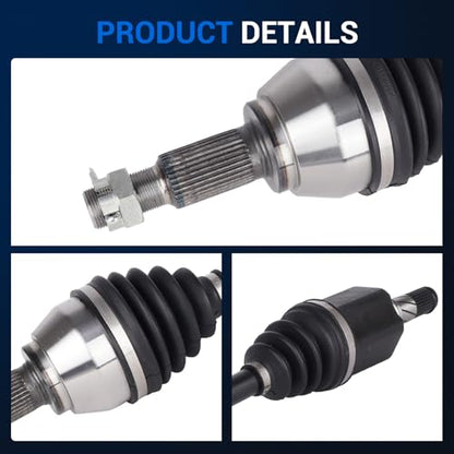 Autoround 666417 CV Axle Fit for 2013-2018 Nissan Altima L4 2.5L Sedan - size: Front Driver Side