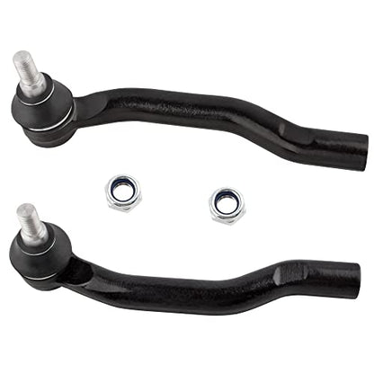 BOXI 4pcs Front Inner & Outer Tie Rods Replacement for Acura MDX 2001 2002 2003 2004 2005 2006 / for Honda Pilot 2003 2004 2005 2006 2007 2008 | ES3717 ES3716 EV471