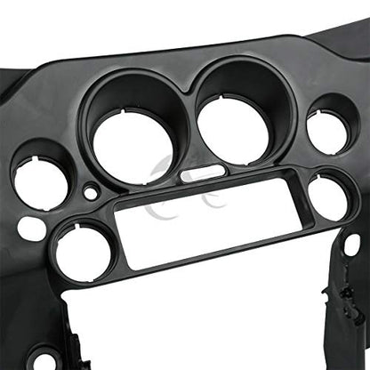 TCT-MT Speedometer Cover Inner Fairing Fit For Harley H-D Touring Electra Street Glide 2008-2013 Harley FLHX FLHTC FLHTCU Models 1996-2007 FLHT FLHTC FLHTCU FLHX - color: Black, size: Inner Fairing