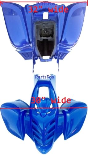 30" wide Plastic Body for Baja 90cc Hensim HS150cc Roketa 150cc Yamoto 110cc Taotao 250E Hensim 150cc Red Cat (Blue) - color: Blue