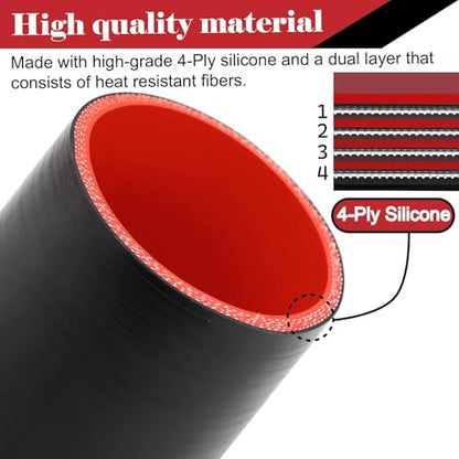 2.75 inch Silicone Coupler ID 2-3/4" Intake Intercooler Turbo Hose Coupling - size: 2.75 Inch