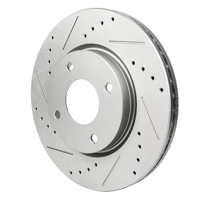 SCITOO Front Brake Kits Drill & Slotted Brakes Rotor Brakes Pads:D815;31463 - size: Front 31463-Slotted + D815 [2+4PCS]
