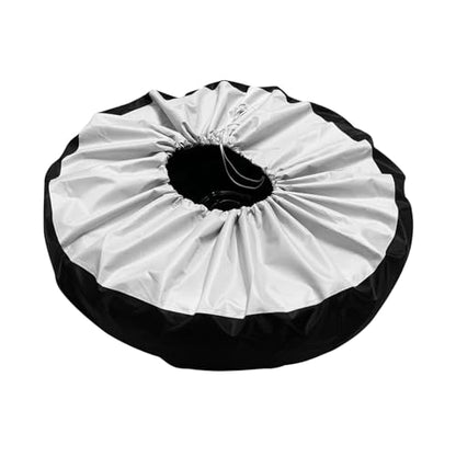 400D Oxford Spare Tire Cover with Handle for Jeep RV - size: 420D M：22''-31''