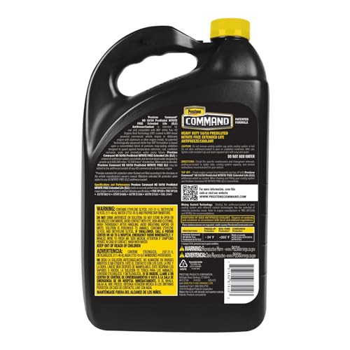 Prestone AFC12100-6PK Command Heavy Duty Nitrate-Free Extended Life 50/50 Antifreeze, 1 Gallon (Pack of 6)