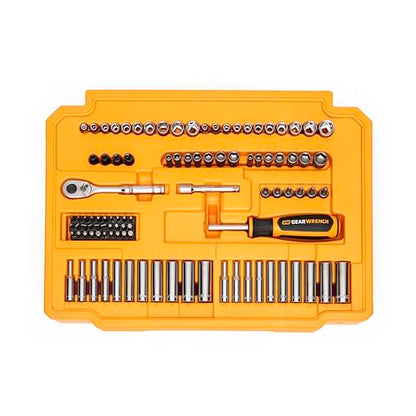 GEARWRENCH 232 Piece 72T 6 & 12 Pt SAE/mm Mechanics Tool Set | GW72LLCBMTS - style: 232 Piece
