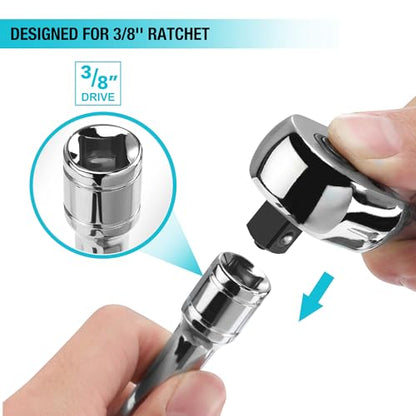 DURATECH 5/8" Swivel Magnetic Spark Plug Socket, spark plug gap tool - size: 5/8" x 3/8" x 6"