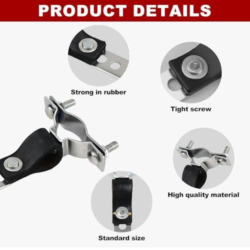 2-Pack RV Generator Muffler Hanger - size: 8 holes