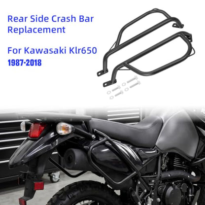 Black Highway Side Crashbars Rear Protectors