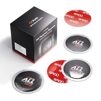 CKAuto 50pcs All Purpose Tire Patches Heavy Duty Dia 3-1/4" for Inner Tubes - size: Dia 80mm 50pcs