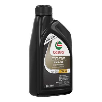 Castrol EDGE Euro 5W-30 K Advanced Full Syn Motor Oil, 1 Quart, Pack of 6 - size: 1 Quart Pack of 6