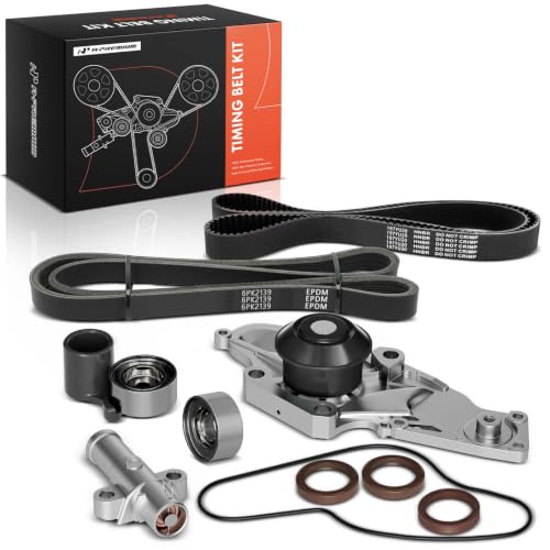 A-Premium Timing Belt Kit with Water Pump Compatible with 03-18 Honda Acura