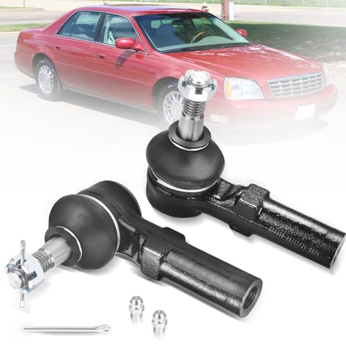 2pc ES3452 Front Outer Tie Rod End Compatible with 2000-2005 Buick LeSabre, 2006-2011 Lucerne, 1997-2005 Cadillac Deville, 2006-201 DTS, 1997-2004 Seville, 2000-2005 Pontiac Bonneville - size: ES3452