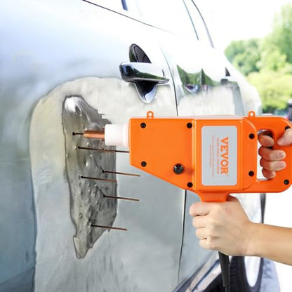 VEVOR Stud Welder Dent Repair Kit, 1600A Stud Welder Kit, 800VA Spot Welder Stud, 110V Welder Stud Kit, Stud Gun Dent Puller Kit with Complete Accessories, Dent Welder Repair for Auto Body Repairing