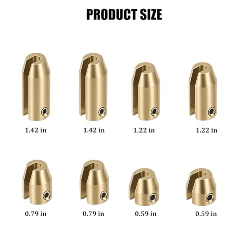Motorcycle Wheel Weights Refill Kit, 8PCS Brass Tire Spoke Balance Weights Refill Sets with 1 Wrench, Motorbike Tire Accessories, Compatible with Super Moto or Other Spoked Wheels - size: 8PCS