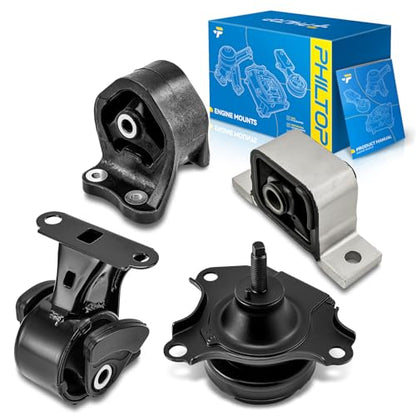 PHILTOP Engine Motor Mount Set Compatible with 2002-2006 Honda CR-V - size: for 2002-2006 Honda CR-V